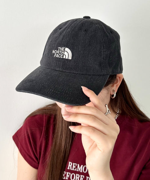 【】THE NORTH FACE(ザ・ノースフェイス)/コットン ワンポイント ロゴ刺繍 キャップ 帽子/TNF LOGO SOFT CAP | IM5262009 | ブラック系その他