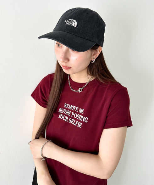 【】THE NORTH FACE(ザ・ノースフェイス)/コットン ワンポイント ロゴ刺繍 キャップ 帽子/TNF LOGO SOFT CAP | IM5262009 | ブラック系その他
