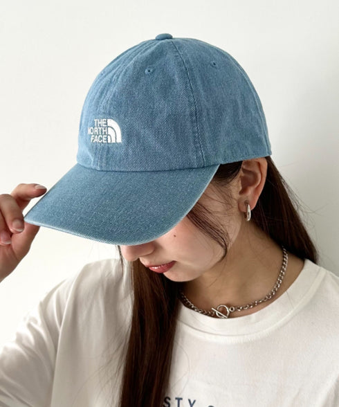 【】THE NORTH FACE(ザ・ノースフェイス)/コットン ワンポイント ロゴ刺繍 キャップ 帽子/TNF LOGO SOFT CAP | IM5262009 | ブルー