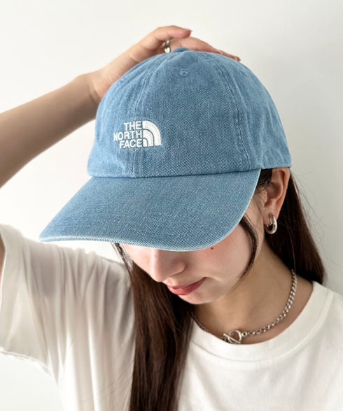 【】THE NORTH FACE(ザ・ノースフェイス)/コットン ワンポイント ロゴ刺繍 キャップ 帽子/TNF LOGO SOFT CAP | IM5262009 | ブルー