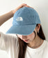 【】THE NORTH FACE(ザ・ノースフェイス)/コットン ワンポイント ロゴ刺繍 キャップ 帽子/TNF LOGO SOFT CAP | IM5262009 | ブルー