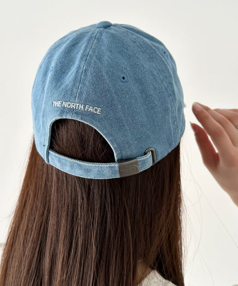 【】THE NORTH FACE(ザ・ノースフェイス)/コットン ワンポイント ロゴ刺繍 キャップ 帽子/TNF LOGO SOFT CAP | IM5262009 | ブルー