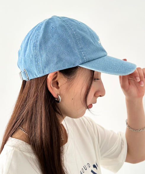 【】THE NORTH FACE(ザ・ノースフェイス)/コットン ワンポイント ロゴ刺繍 キャップ 帽子/TNF LOGO SOFT CAP | IM5262009 | ブルー