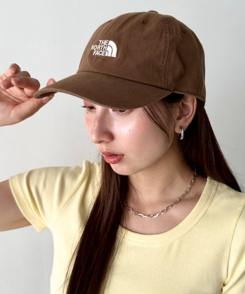 【】THE NORTH FACE(ザ・ノースフェイス)/コットン ワンポイント ロゴ刺繍 キャップ 帽子/TNF LOGO SOFT CAP | IM5262009 | ブラウン