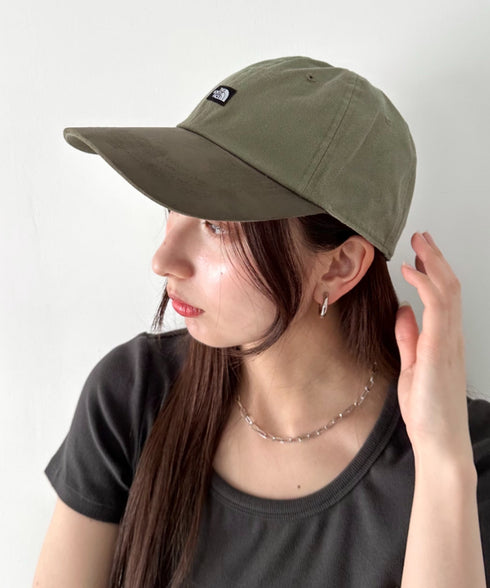 【】THE NORTH FACE(ザ・ノースフェイス)/コットン ワンポイント キャップ 配色 帽子/TNF MINI LOGO BALL CAP | IM5262010 | カーキ