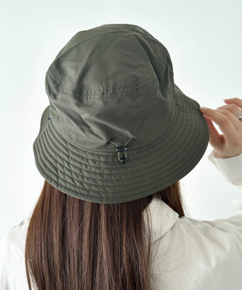 【】THE NORTH FACE(ザ・ノースフェイス)/吸湿速乾 冷感素材 ナイロンバケットハット サファリハット アドベンチャーハット ロゴ刺繍/TNF LIGHT BUCKET HAT | IM5262011 | カーキ