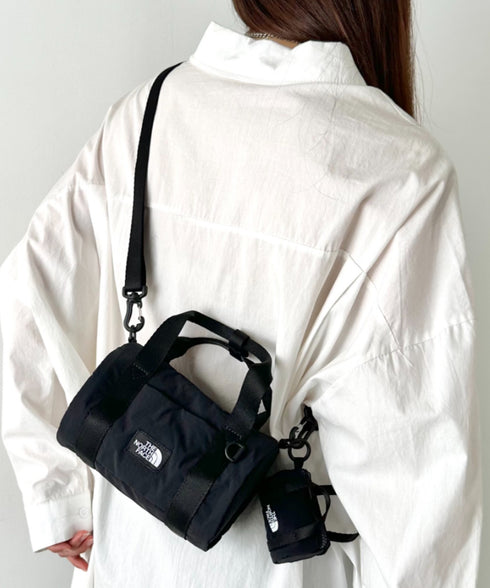 【】THE NORTH FACE(ザ・ノースフェイス)/軽量 ショルダー ロゴプリント ブリーズ ロール クロス バッグ/BREEZE ROLL CROSS BAG | IM1262012 | ブラック