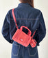 【】THE NORTH FACE(ザ・ノースフェイス)/軽量 ショルダー ロゴプリント ブリーズ ロール クロス バッグ/BREEZE ROLL CROSS BAG | IM1262012 | オレンジ