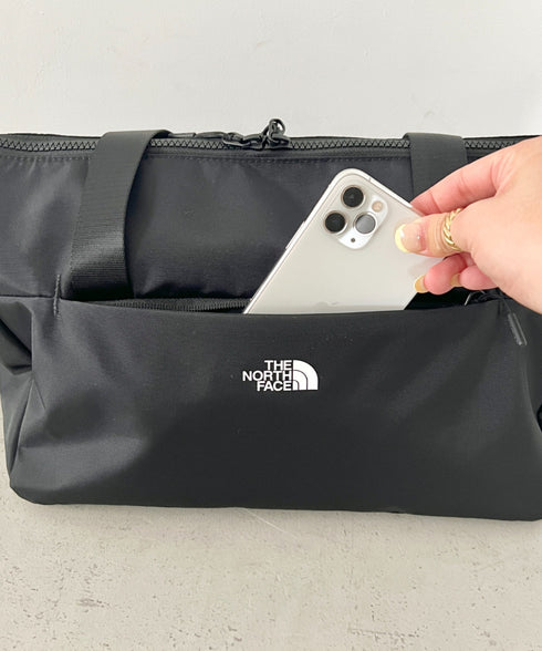 【】THE NORTH FACE(ザ・ノースフェイス)/軽量 2WAY エスピーダッフルバックスモール ロゴプリント /SP DUFFLE BAG S | IM1262014 | ブラック