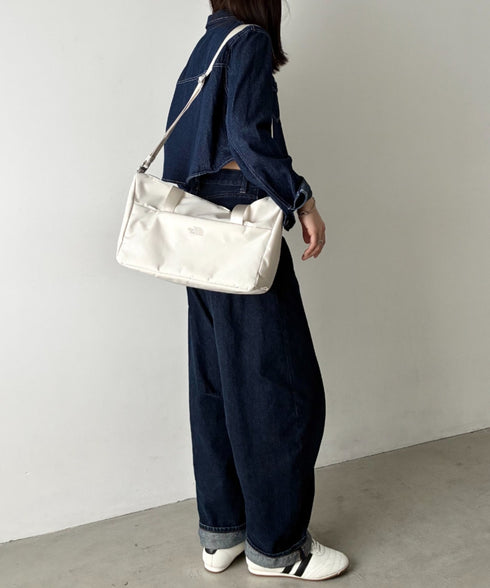 【】THE NORTH FACE(ザ・ノースフェイス)/軽量 2WAY エスピーダッフルバックスモール ロゴプリント /SP DUFFLE BAG S | IM1262014 | サンドベージュ