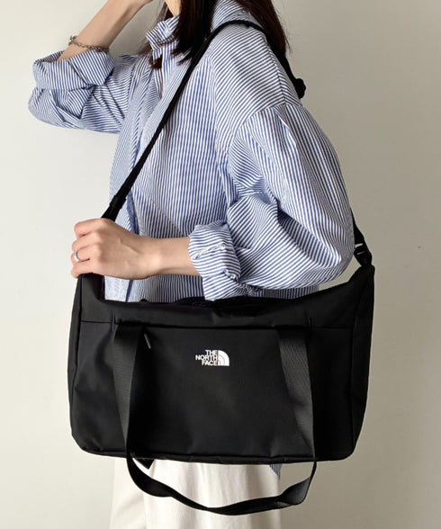 【】THE NORTH FACE(ザ・ノースフェイス)/軽量 2WAY エスピーダッフルバックスモール ロゴプリント /SP DUFFLE BAG S | IM1262014 | ブラック