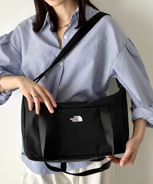 【】THE NORTH FACE(ザ・ノースフェイス)/軽量 2WAY エスピーダッフルバックスモール ロゴプリント /SP DUFFLE BAG S | IM1262014 | ブラック