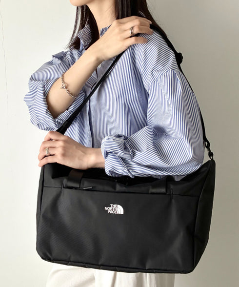 【】THE NORTH FACE(ザ・ノースフェイス)/軽量 2WAY エスピーダッフルバックスモール ロゴプリント /SP DUFFLE BAG S | IM1262014 | ブラック