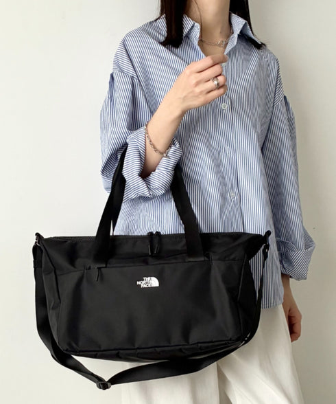 【】THE NORTH FACE(ザ・ノースフェイス)/軽量 2WAY エスピーダッフルバックスモール ロゴプリント /SP DUFFLE BAG S | IM1262014 | ブラック