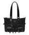 MUCENT(ムセント)/A4サイズ収納可 大容量 レオパード メタルロゴ ショルダーバッグ/ROZAN LEOPARD METAL LOGO SHOULDER BAG | AT1262015 | ブラック