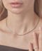 シンプルスネークチェーンネックレス1mm / simple snake necklace | SW4265083 | シルバー