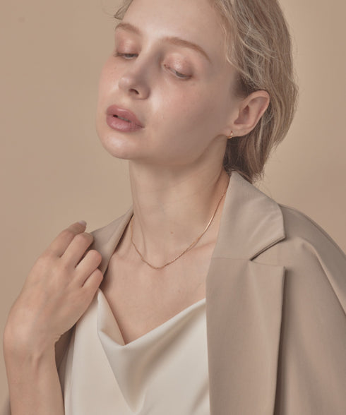 シンプルスネークチェーンネックレス1mm / simple snake necklace | SW4265083 | ゴールド