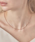 シンプルスネークチェーンネックレス1mm / simple snake necklace | SW4265083 | ピンク