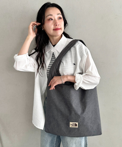 【】THE NORTH FACE(ザ・ノースフェイス)/A4収納可 トートバッグ サブバッグ エコバッグ/WL TRIG BAG | IM1262019 | グレー