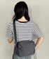 【】THE NORTH FACE(ザ・ノースフェイス)/軽量 ワンポイントロゴ ショルダー クロスバッグ/LINDEN CROSS BAG M | IM1262020 | チャコールグレー