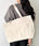 【】THE NORTH FACE(ザ・ノースフェイス)/PC A4収納可 大容量 トートバッグ ロゴプリント / LINDEN TOTE BAG | IM1262021 | クリーム