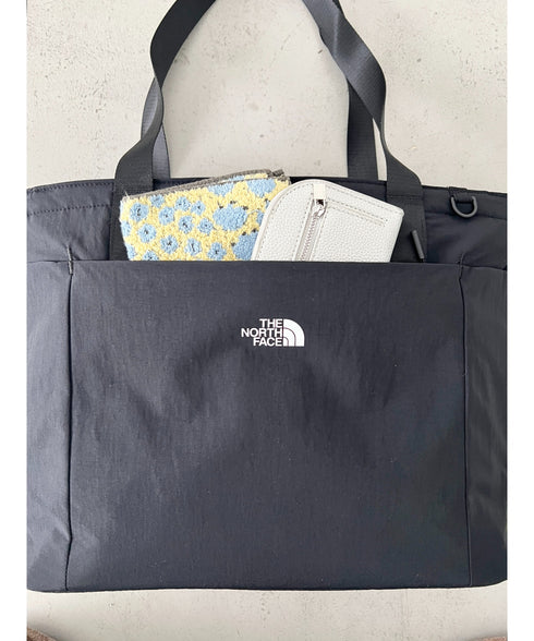 【】THE NORTH FACE(ザ・ノースフェイス)/PC A4収納可 大容量 トートバッグ ロゴプリント / LINDEN TOTE BAG | IM1262021 | ブラック
