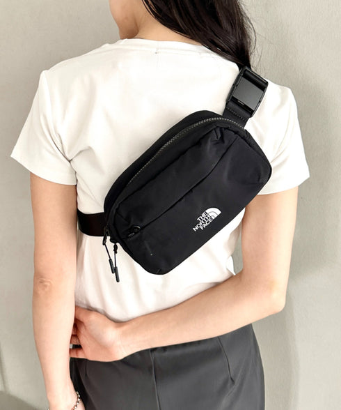 【】THE NORTH FACE(ザ・ノースフェイス)/ボディバッグ ウエストポーチ ヒップサック ロゴプリント/LINDEN HIP SACK | IM1262022 | ブラック