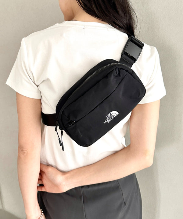 【】THE NORTH FACE(ザ・ノースフェイス)/ボディバッグ ウエストポーチ ヒップサック ロゴプリント/LINDEN HIP SACK | IM1262022 | ブラック