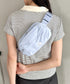 【】THE NORTH FACE(ザ・ノースフェイス)/ボディバッグ ウエストポーチ ヒップサック ロゴプリント/LINDEN HIP SACK | IM1262022 | ライトブルー