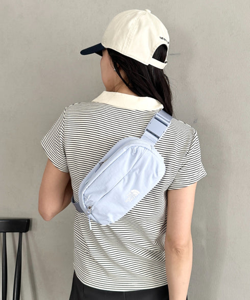 【】THE NORTH FACE(ザ・ノースフェイス)/ボディバッグ ウエストポーチ ヒップサック ロゴプリント/LINDEN HIP SACK | IM1262022 | ライトブルー