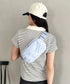 【】THE NORTH FACE(ザ・ノースフェイス)/ボディバッグ ウエストポーチ ヒップサック ロゴプリント/LINDEN HIP SACK | IM1262022 | ライトブルー