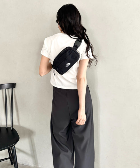 【】THE NORTH FACE(ザ・ノースフェイス)/ボディバッグ ウエストポーチ ヒップサック ロゴプリント/LINDEN HIP SACK | IM1262022 | ブラック