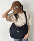 【】THE NORTH FACE(ザ・ノースフェイス)/2WAY ロゴプリント ショルダーバッグ ホーボーバッグ/LINDEN HOBO CROSSBODY | IM1262023 | ブラック