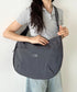【】THE NORTH FACE(ザ・ノースフェイス)/2WAY ロゴプリント ショルダーバッグ ホーボーバッグ/LINDEN HOBO CROSSBODY | IM1262023 | チャコールグレー