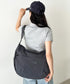 【】THE NORTH FACE(ザ・ノースフェイス)/2WAY ロゴプリント ショルダーバッグ ホーボーバッグ/LINDEN HOBO CROSSBODY | IM1262023 | チャコールグレー