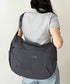 【】THE NORTH FACE(ザ・ノースフェイス)/2WAY ロゴプリント ショルダーバッグ ホーボーバッグ/LINDEN HOBO CROSSBODY | IM1262023 | チャコールグレー