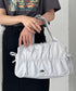 【】THE NORTH FACE(ザ・ノースフェイス)/ショルダートートバッグ ギャザーデザイン ロゴプレート/BONNEY SR SHOULDER TOTE | IM1262024 | ライトグレー