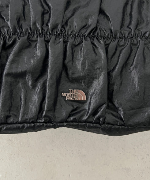 【】THE NORTH FACE(ザ・ノースフェイス)/ショルダートートバッグ ギャザーデザイン ロゴプレート/BONNEY SR SHOULDER TOTE | IM1262024 | ブラック