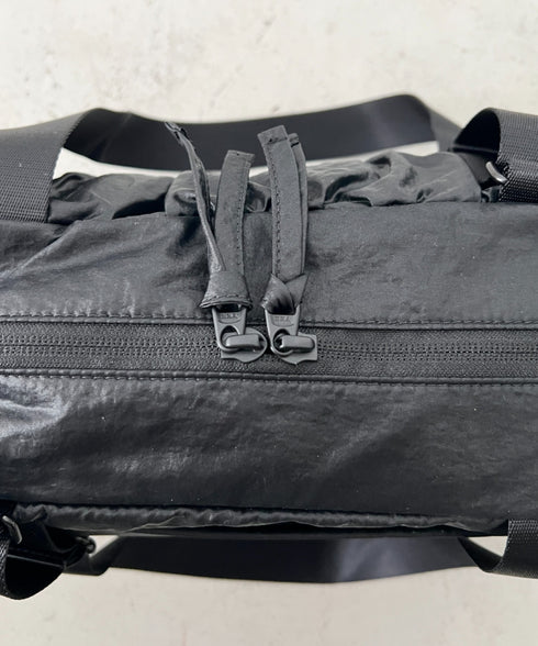 【】THE NORTH FACE(ザ・ノースフェイス)/ショルダートートバッグ ギャザーデザイン ロゴプレート/BONNEY SR SHOULDER TOTE | IM1262024 | ブラック