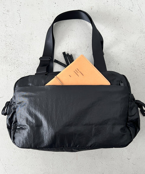 【】THE NORTH FACE(ザ・ノースフェイス)/ショルダートートバッグ ギャザーデザイン ロゴプレート/BONNEY SR SHOULDER TOTE | IM1262024 | ブラック