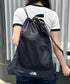 【】THE NORTH FACE(ザ・ノースフェイス)/ナップサック サブバッグ メッシュ シューズバッグ ロゴプリント/STANDARD MULTI BAG | IM1262025 | ブラック