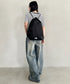 【】THE NORTH FACE(ザ・ノースフェイス)/ナップサック サブバッグ メッシュ シューズバッグ ロゴプリント/STANDARD MULTI BAG | IM1262025 | ブラック