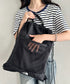 【】THE NORTH FACE(ザ・ノースフェイス)/ナップサック サブバッグ メッシュ シューズバッグ ロゴプリント/STANDARD MULTI BAG | IM1262025 | ブラック