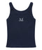 MUCENT(ムセント)/バック ディティール スリーブレス アメスリ タンクトップ/BACK DETAIL SIGNATURE SLEEVELESS | AT2262042 | ネイビー