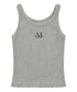 MUCENT(ムセント)/バック ディティール スリーブレス アメスリ タンクトップ/BACK DETAIL SIGNATURE SLEEVELESS | AT2262042 | グレー
