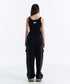 MUCENT(ムセント)/バック ディティール スリーブレス アメスリ タンクトップ/BACK DETAIL SIGNATURE SLEEVELESS | AT2262042 | ブラック