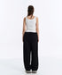 MUCENT(ムセント)/バック ディティール スリーブレス アメスリ タンクトップ/BACK DETAIL SIGNATURE SLEEVELESS | AT2262042 | ホワイト
