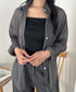 キャミ付き長袖シアーシャツ | CL2265039 | グレー