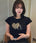 MUCENT(ムセント)/レオパード ヒョウ柄 ハート ハーフ クロップド Tシャツ トップス/SIERRA LEOPARD HEART HALF T UNISEX | AT2262062 | ブラック
