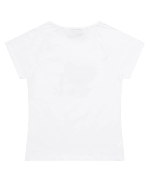 MUCENT(ムセント)/レオパード ヒョウ柄 ハート ハーフ クロップド Tシャツ トップス/SIERRA LEOPARD HEART HALF T UNISEX | AT2262062 | ホワイト系その他